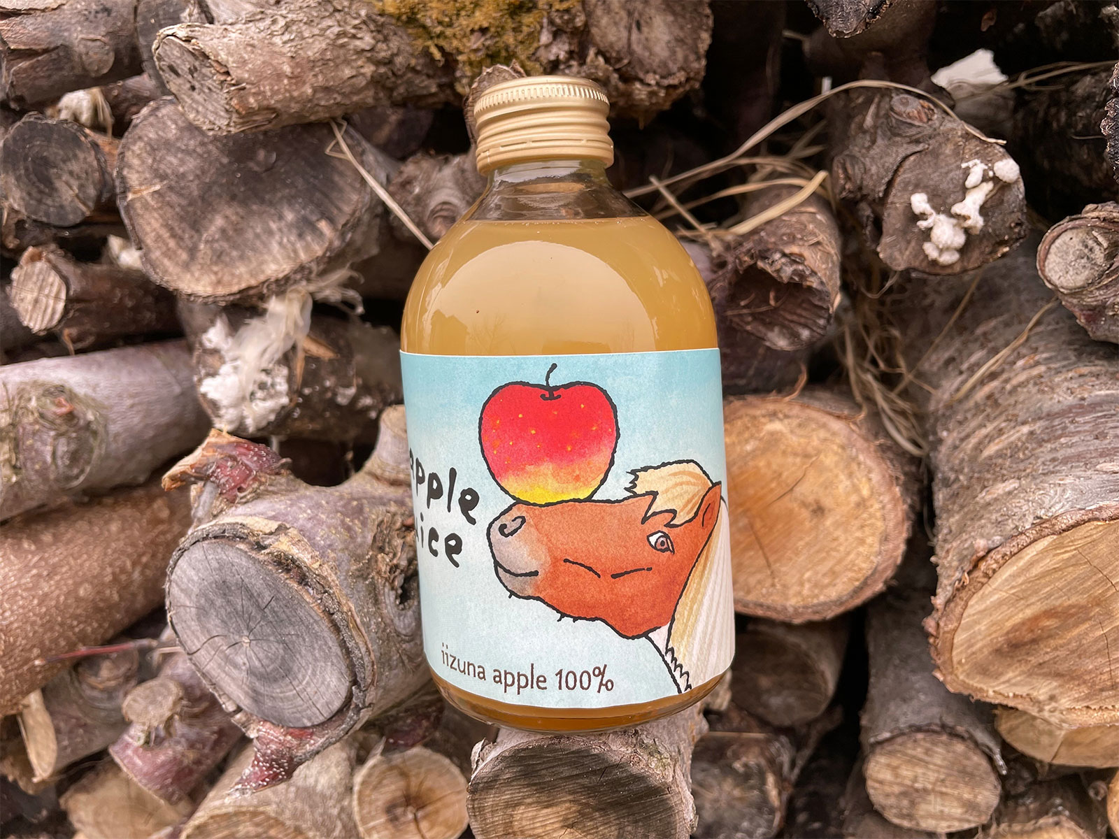 お馬さんにりんごが贈れる様になります(馬の堆肥で育てたりんご）の4枚目画像